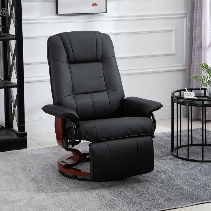 Faux Leather Recliner