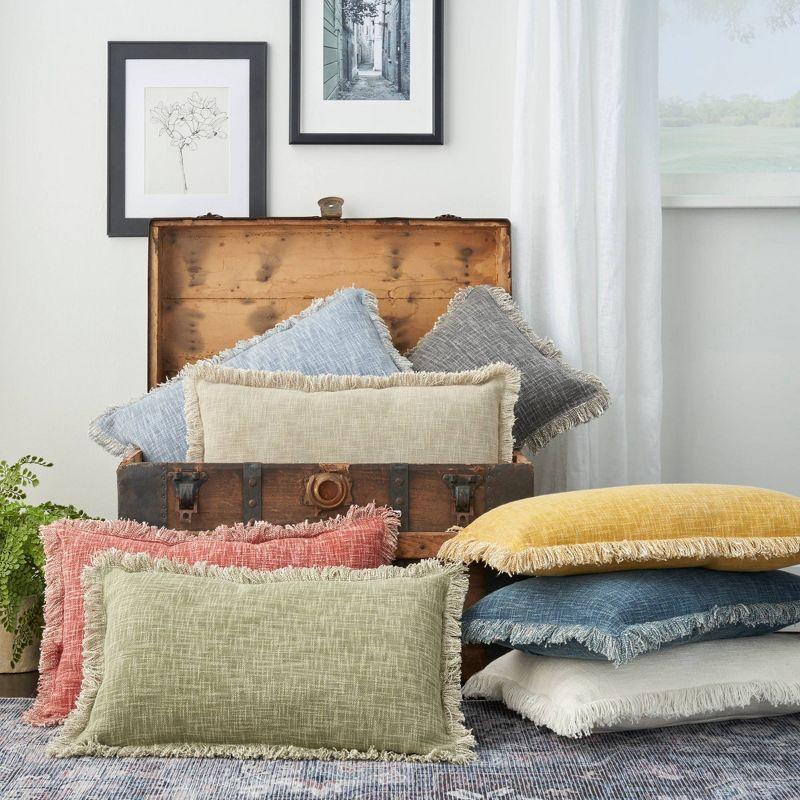 Printed Stonewash Throw Pillow - Nicole Curtis