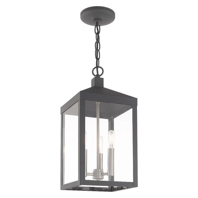 Livex Lighting Nyack 3 - Light Pendant in  Scandinavian Gray