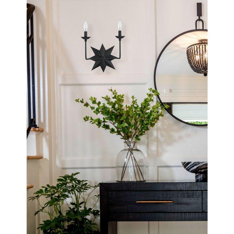 Crystorama Lighting Astro 2 - Light Sconce in  Black