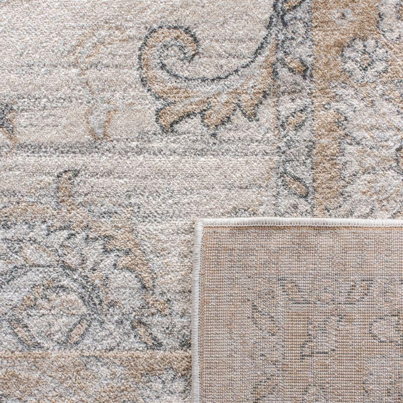 Isabella ISA940 Power Loomed Area Rug - Cream/Beige - 6'7"x6'7" - Safavieh