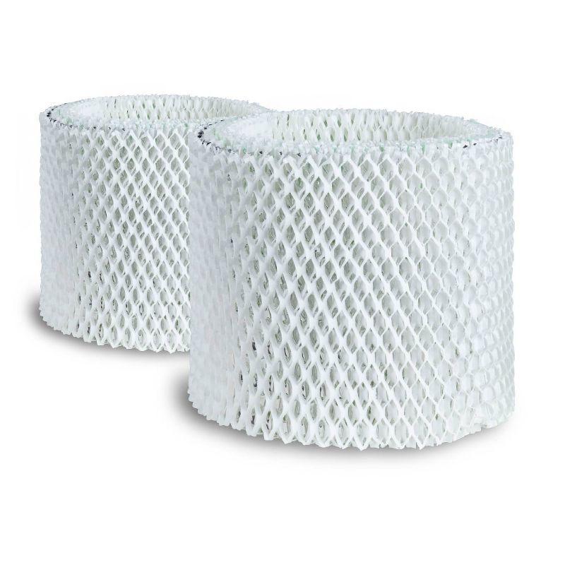 BestAir 2pk H64 Humidifier Replacement Filter for Holmes Humidifiers: Wick Filter, Captures Minerals & Bacteria, 10.1" Height