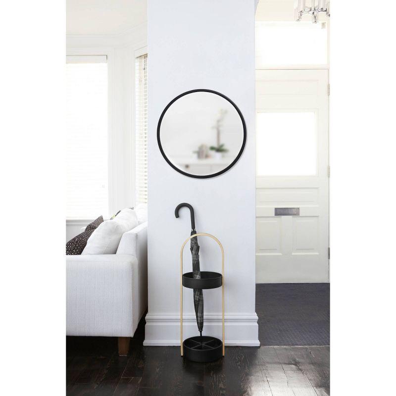 Hub Rubber Round Mirror