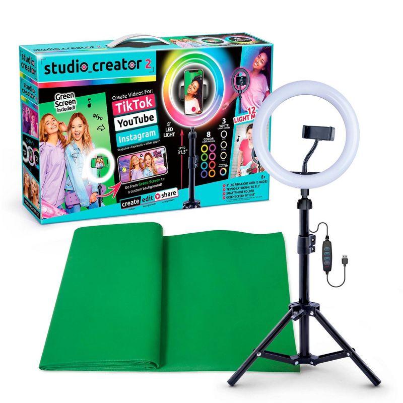 Studio Creator Video Maker 2 - Canal Toys: Creator Kit for Girls Age 8+, DIY Art & Craft Activity, Includes Light