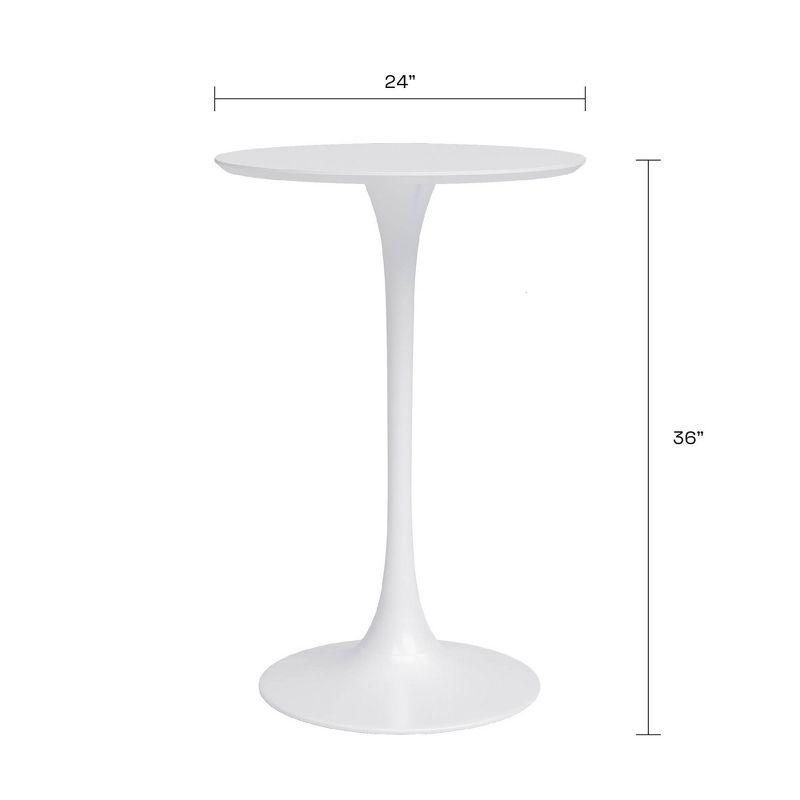 Kurv Cafe Counter Height Table White - Jamesdar