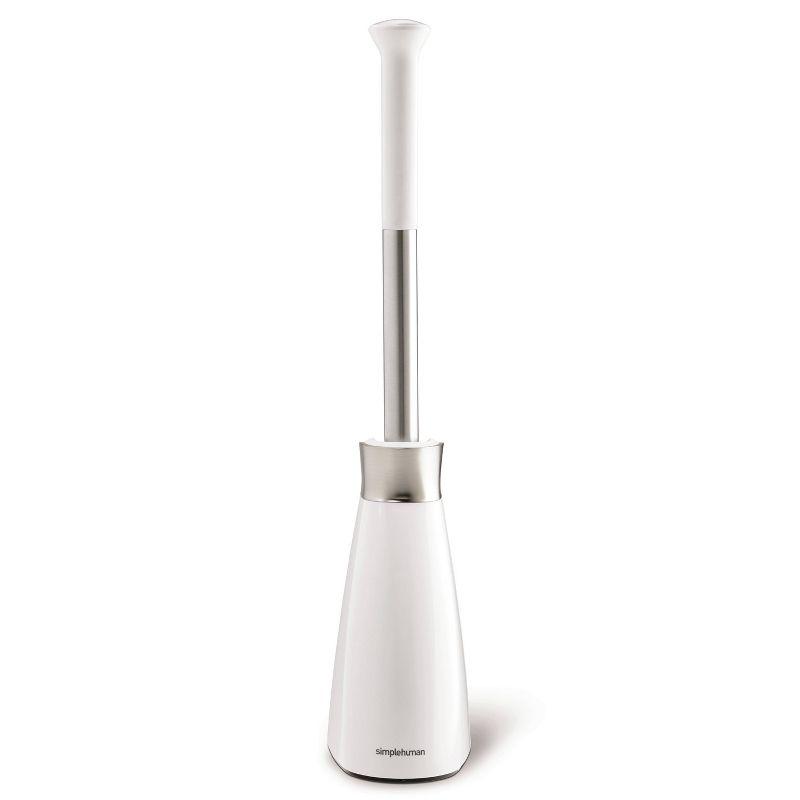 Simplehuman Toilet Brush with Caddy, Stainless Steel