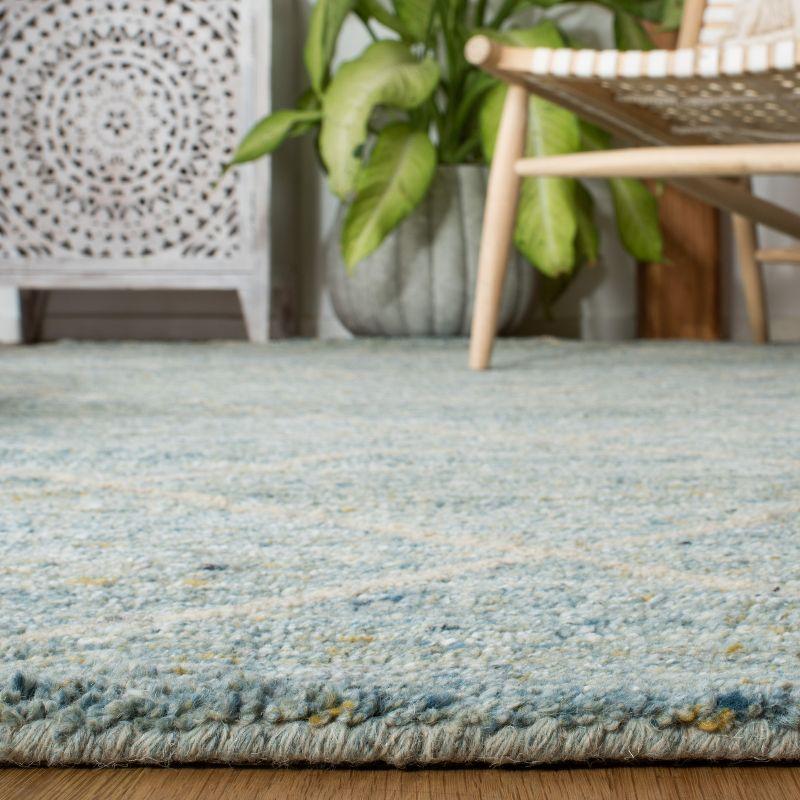 Himalaya HIM423 Handmade Area Rug - 8'x10' - Blue - Safavieh