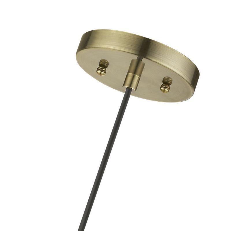 Livex Lighting Devoe 1 - Light Pendant in  Antique Brass