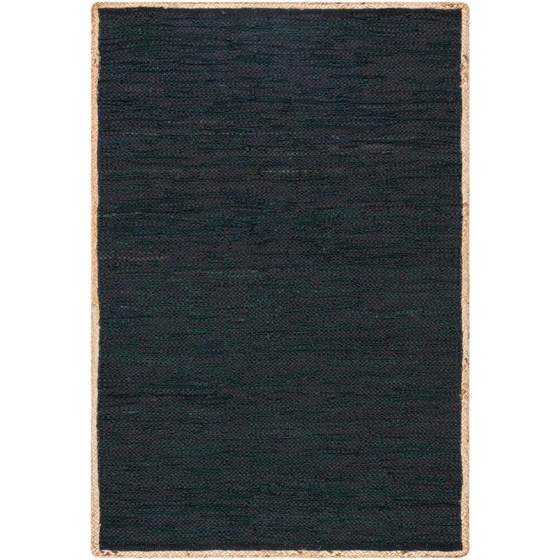 Cape Cod CAP901 Woven Indoor Accent Rug - Black/Natural - 3'x5' - Safavieh