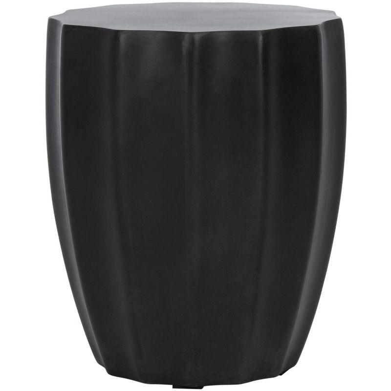 Jaslyn Accent Stool - Indoor/Outdoor - VNN1010 - Black - Safavieh