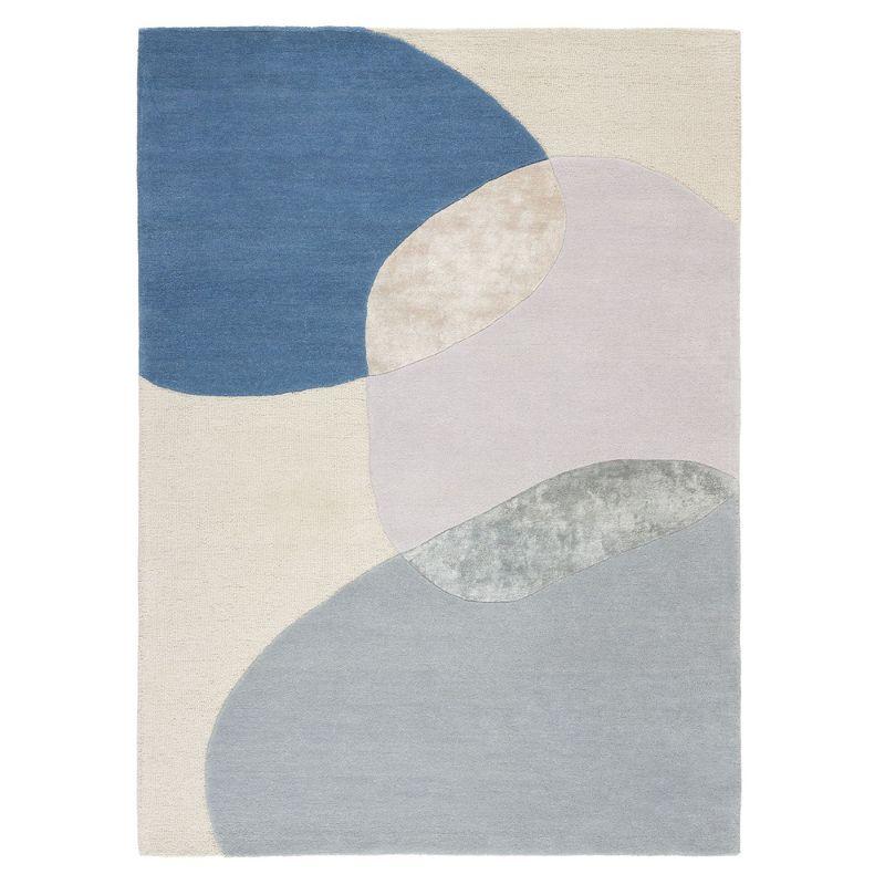 Town & Country Luxe Olso Abstract Colorblock Handcrafted Wool Area Rug