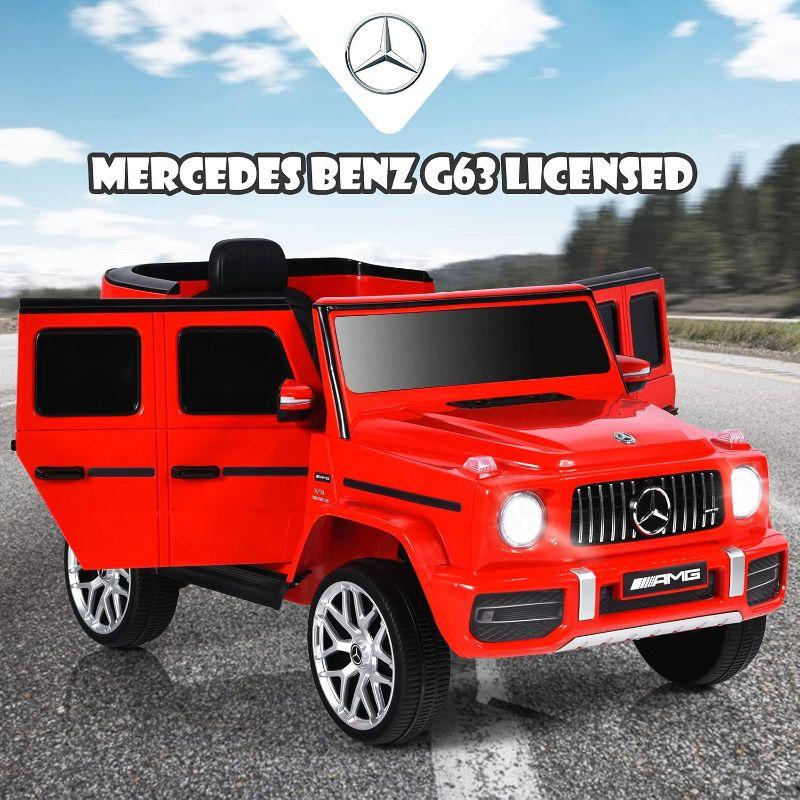 Costway 12V Kids Ride On Car Licensed Mercedes Benz G63 Electric Vehicle with Remote Control