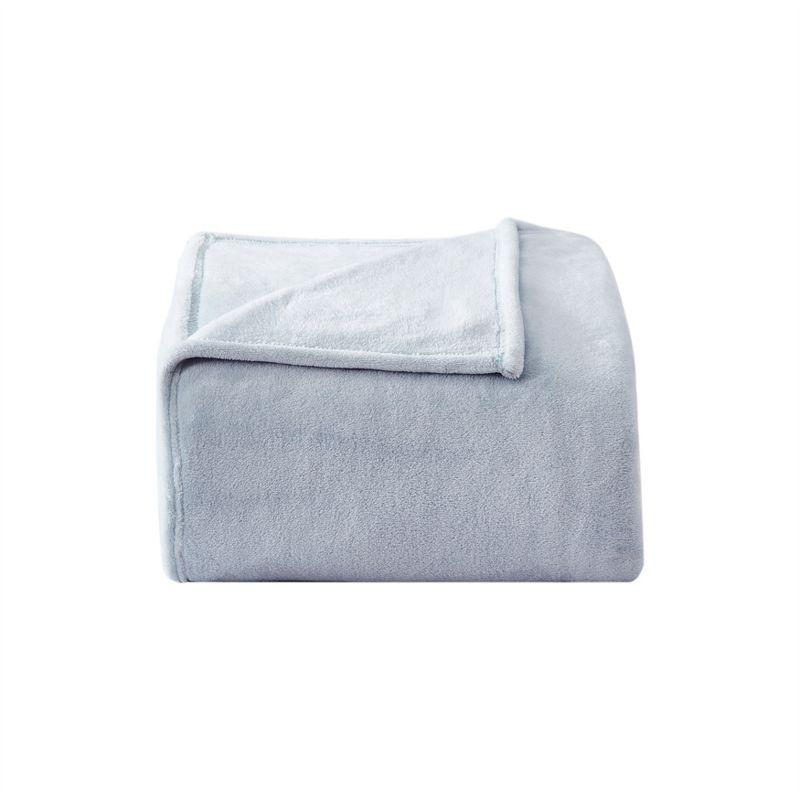 Full Pastel Blue Ultra Soft Plush Fleece Blanket