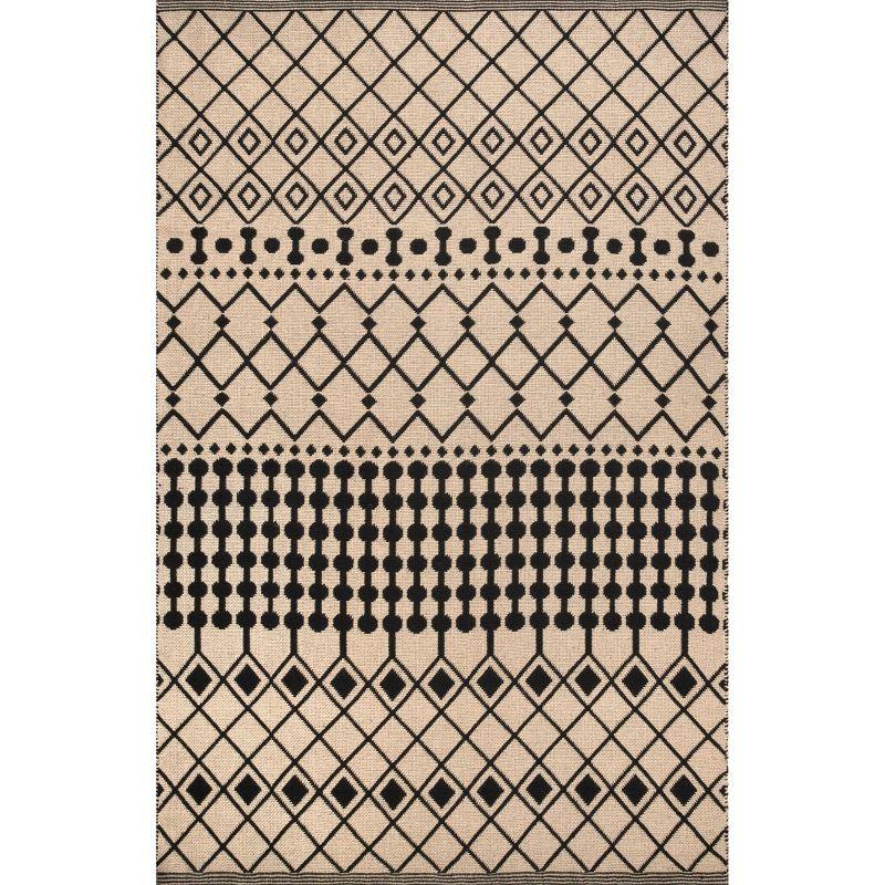 Natural Jute 5' x 8' Handmade Trellis Area Rug