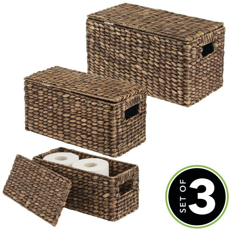 Home Wicker Bin Set