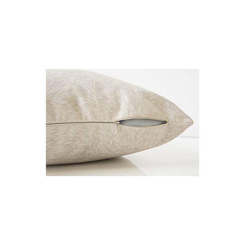 Monarch Specialties Pillows 18 X 18 Square Insert Included Decorative Throw Accent Sofa Couch Bedroom Polyester Hypoallergenic Beige Modern