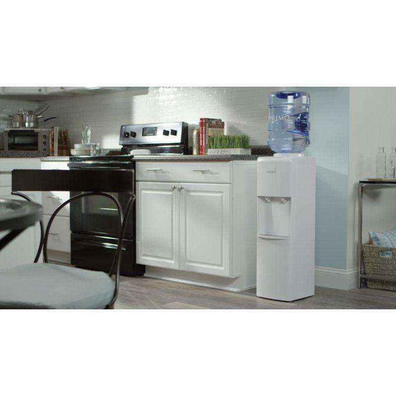 Primo White Freestanding Hot and Cold Water Dispenser