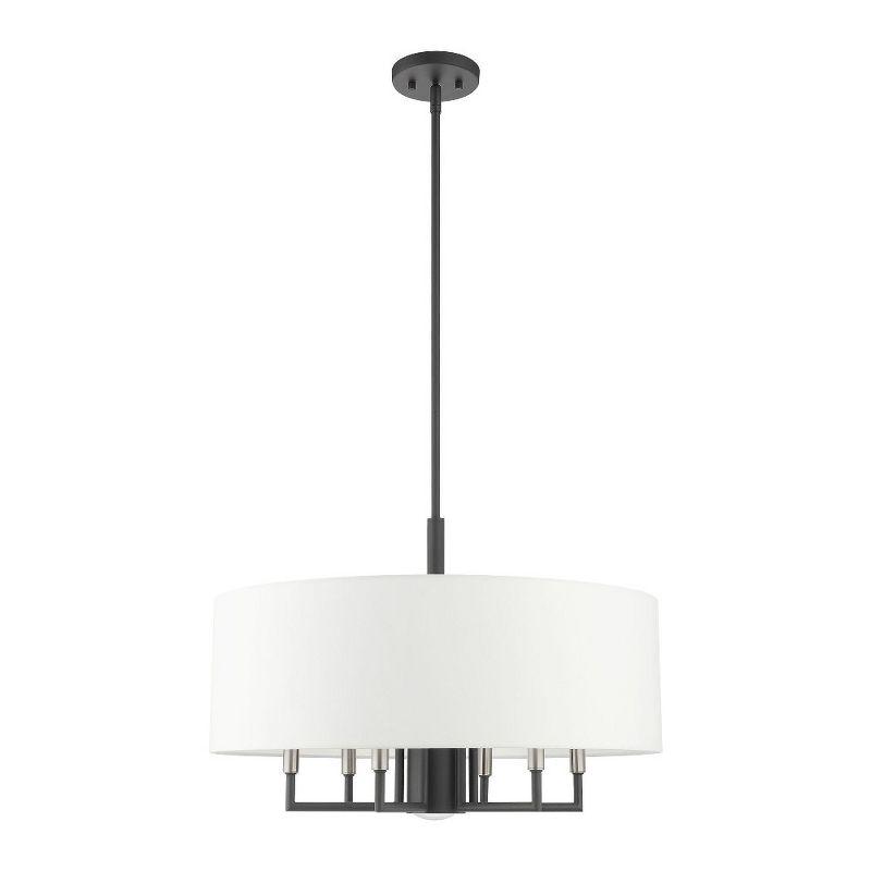 Moonlighter 7 Light Metal Dimmable Drum Chandelier