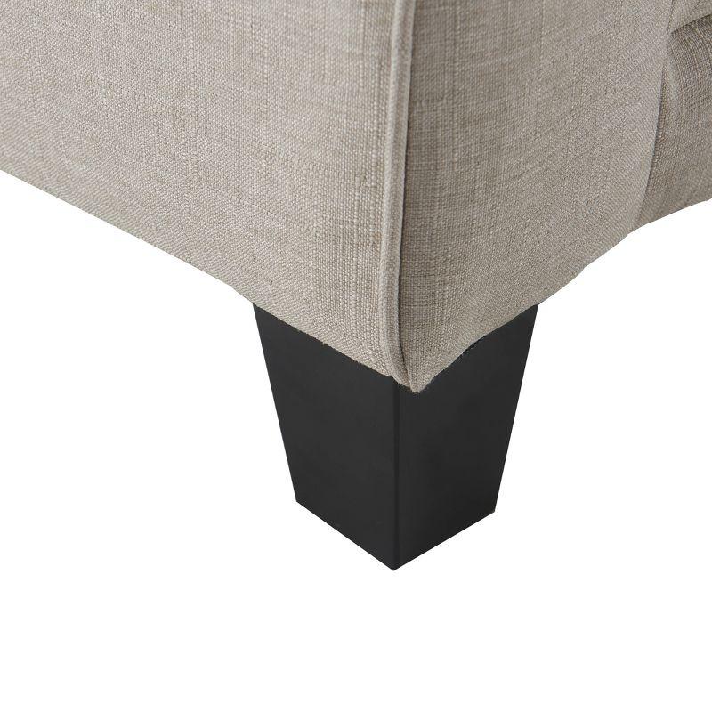 Serta Copenhagen 78" Rolled Arm Sofa, Easy Care Fabric, Soft Pillow Back, Pocket Coil Seat Cushions