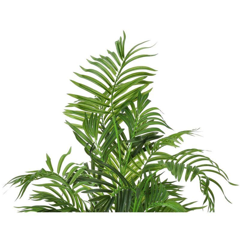 Maynard 47.25'' Faux Areca Palm Plant in Cement Pot