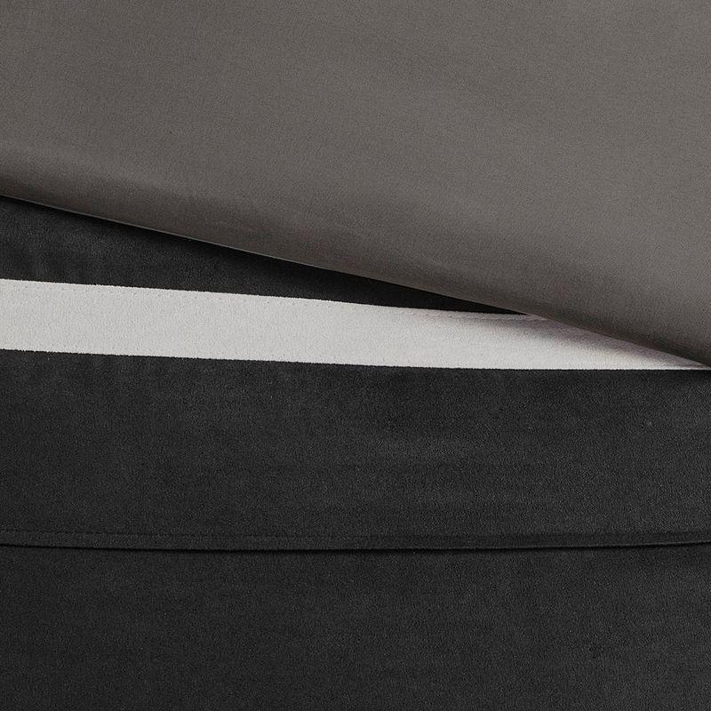 Madison Park Palmer 7 PC Pieced Faux Suede Comforter Set