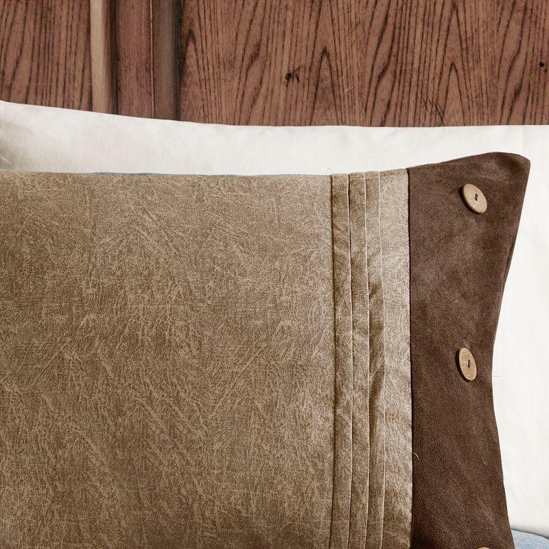 Madison Park Boone 7 Piece Faux Suede Comforter Set