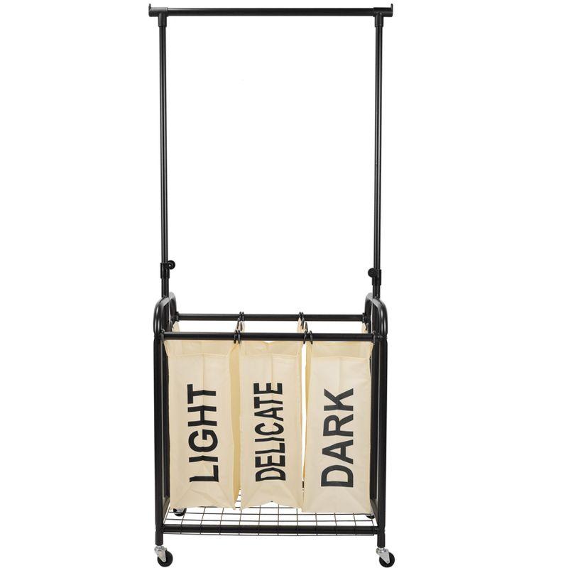 Rebrilliant Metal Rolling Laundry Sorter with Handles