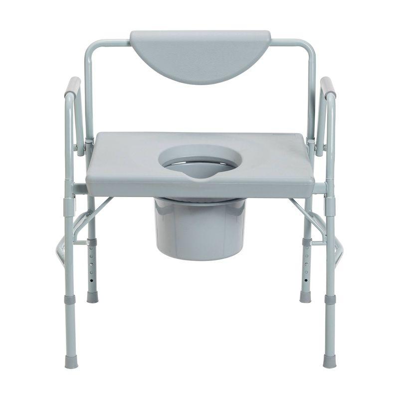 Drive Medical Bariatric Drop Arm Bedside Commode Chair 11135-1
