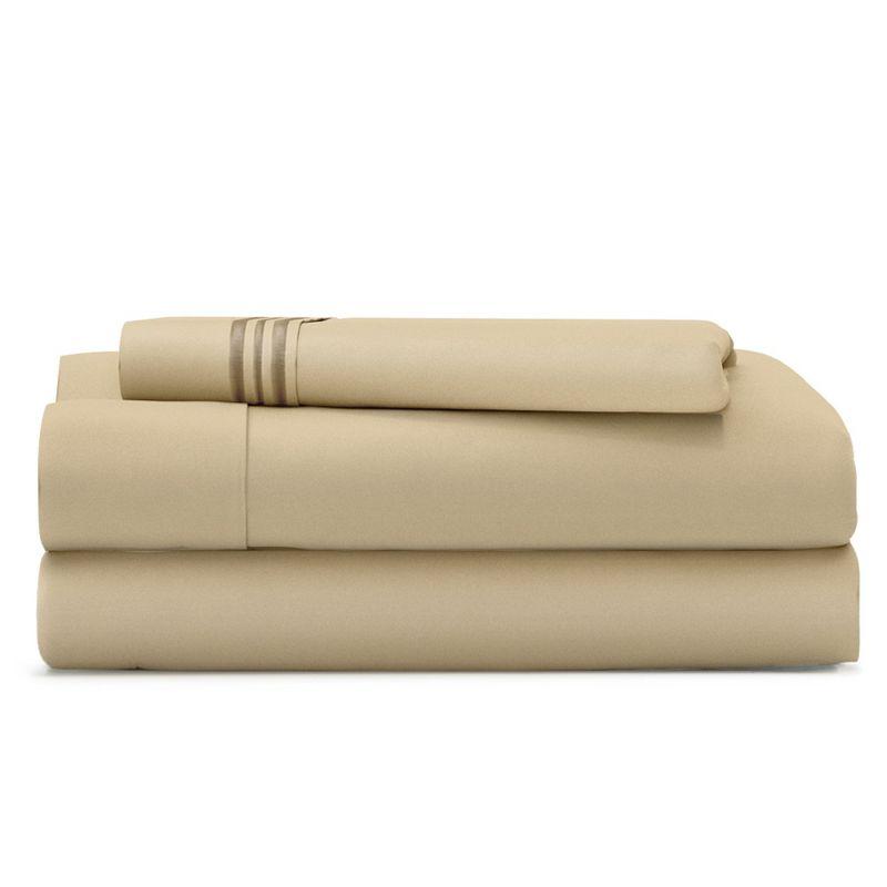 Cosy House Collection Everyday Bed Sheet Set - Tan, Twin