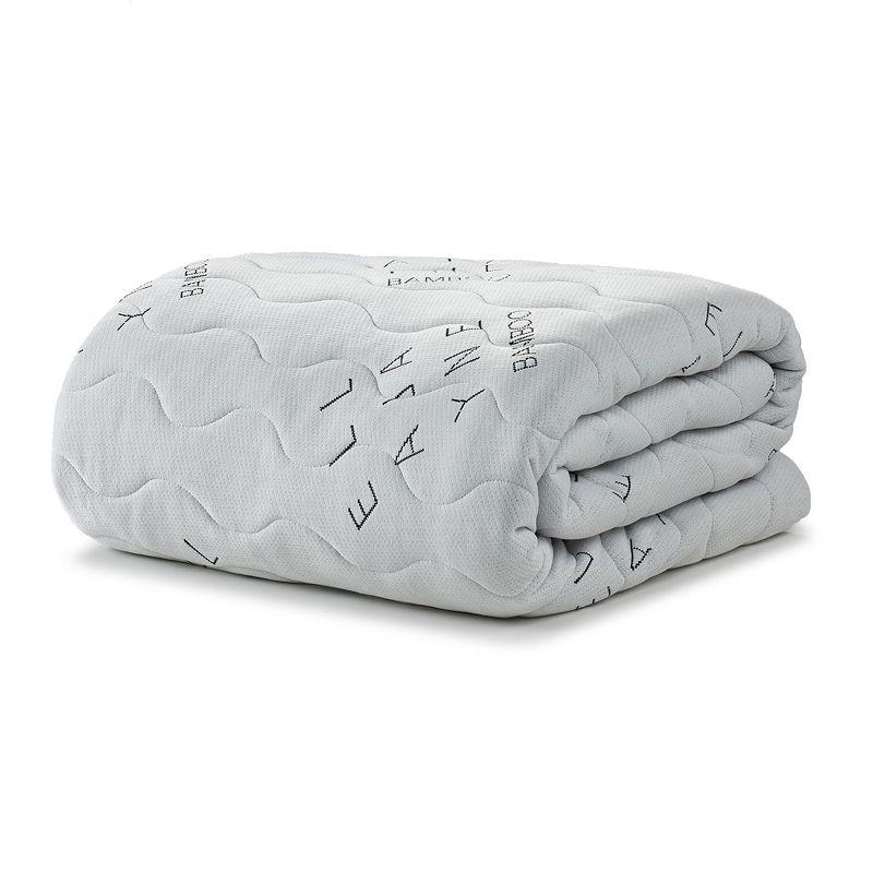 Ella Jayne Home Ella Jayne Bamboo 2-Piece Bundle: Bamboo Mattress Pad & Shredded Memory Foam Pillow Jumbo