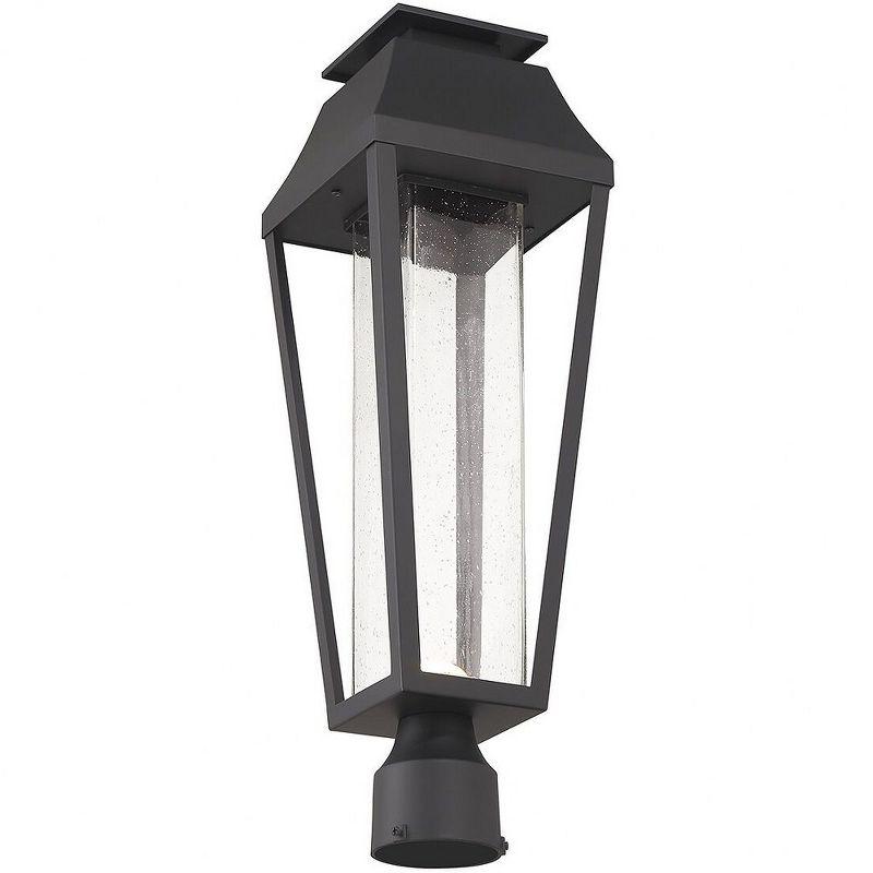 Brookline LED Outdoor Post Lantern in Matte Black