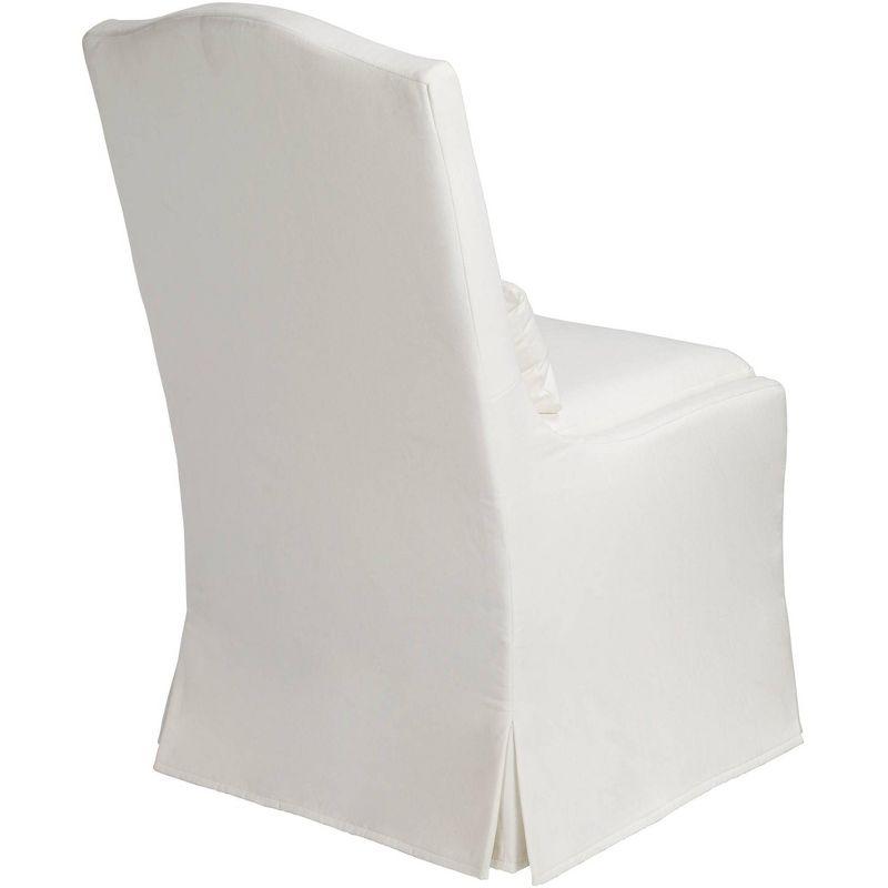 55 Downing Street Juliete Peyton Pearl Slipcover Dining Chair