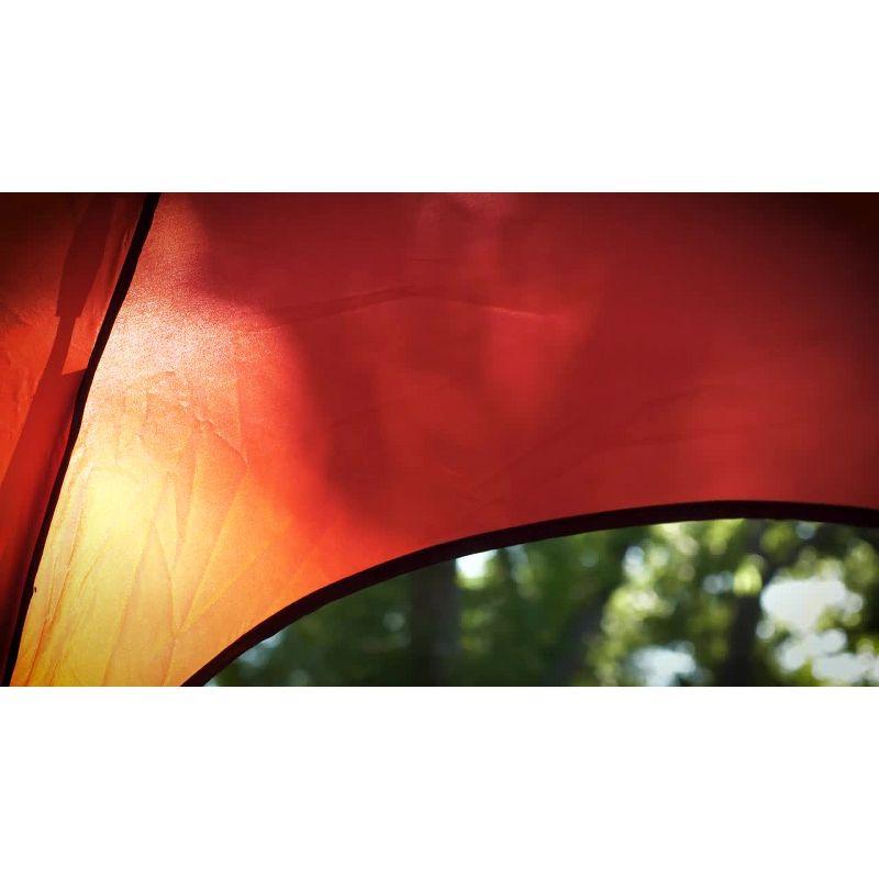 Best Choice Products 48in Elevated Cooling Dog Bed, Outdoor Raised Mesh Pet Cot w/ Removable Canopy, Carrying Bag - Red