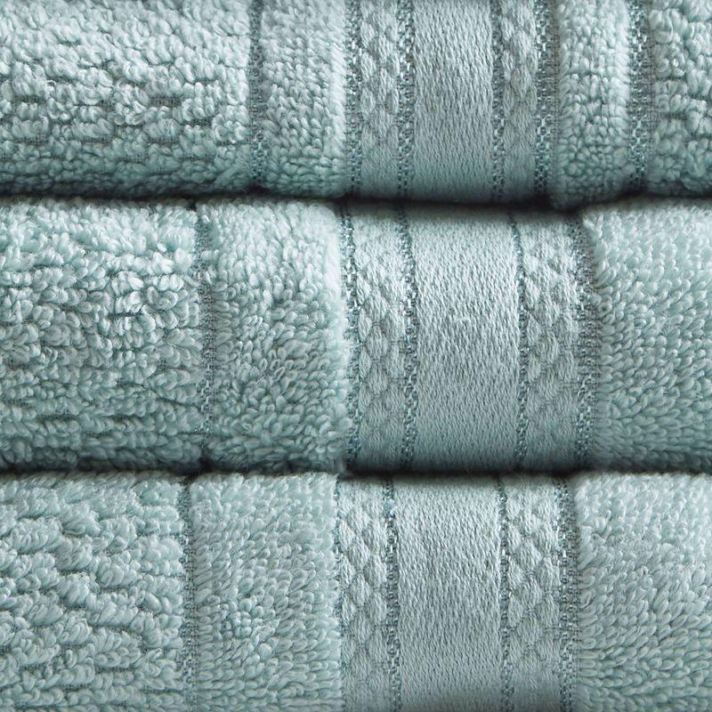 Madison Park Essentials Super Soft Cotton Quick Dry Bath Towel 6 Piece Set