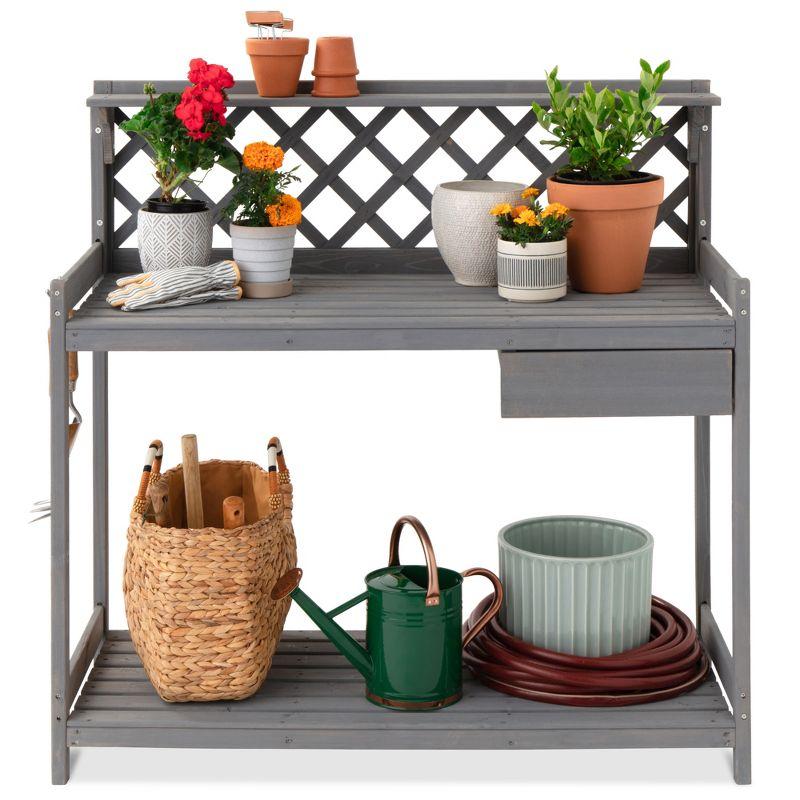 Ronard Wood Potting Bench