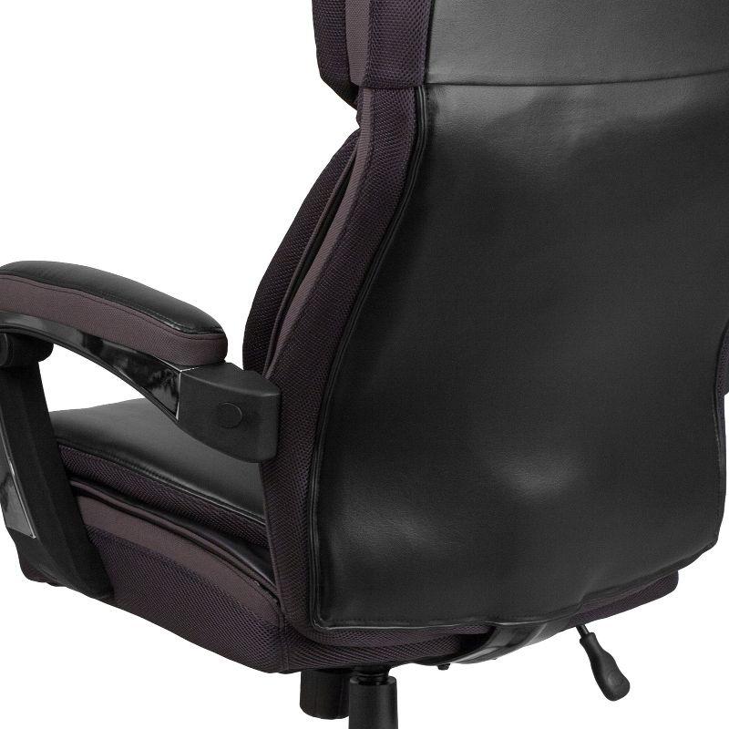 Flash Furniture Esmeralda Big & Tall LeatherSoft Ergonomic Office Chair with Headrest and Armrests by Flash Furniture