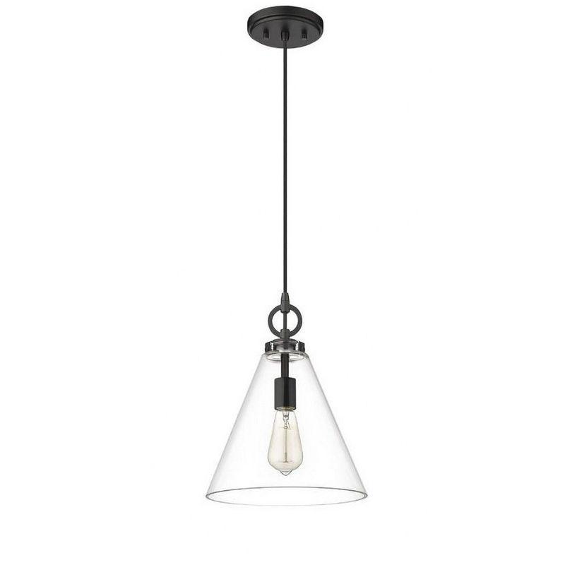 Z-Lite Harper 1 - Light Pendant in  Matte Black