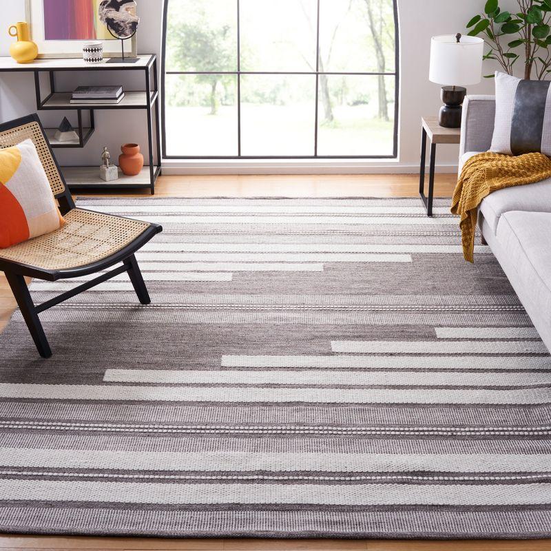 Kilim Flatweave Striped Rug