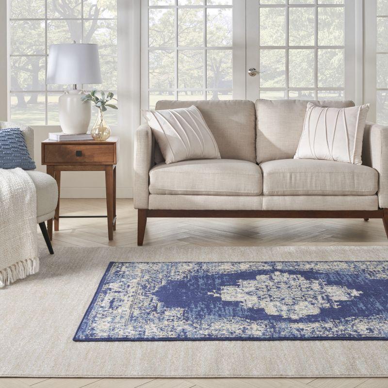 Nourison Grafix Center Medallion Area Rug