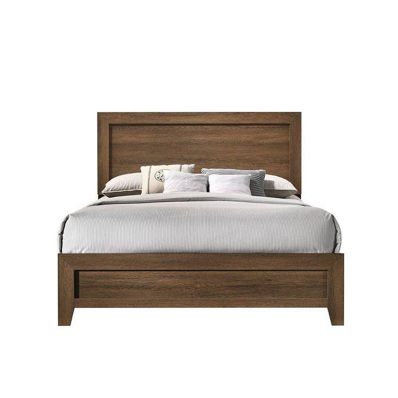 Acme Furniture King Miquell Bed Oak Finish