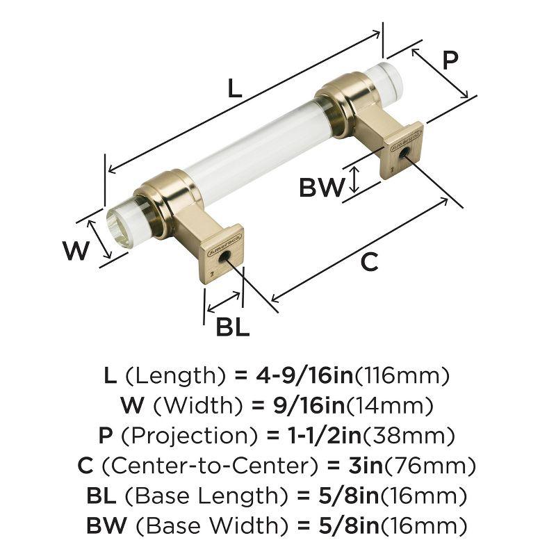 Amerock Glacio Cabinet or Drawer Pull