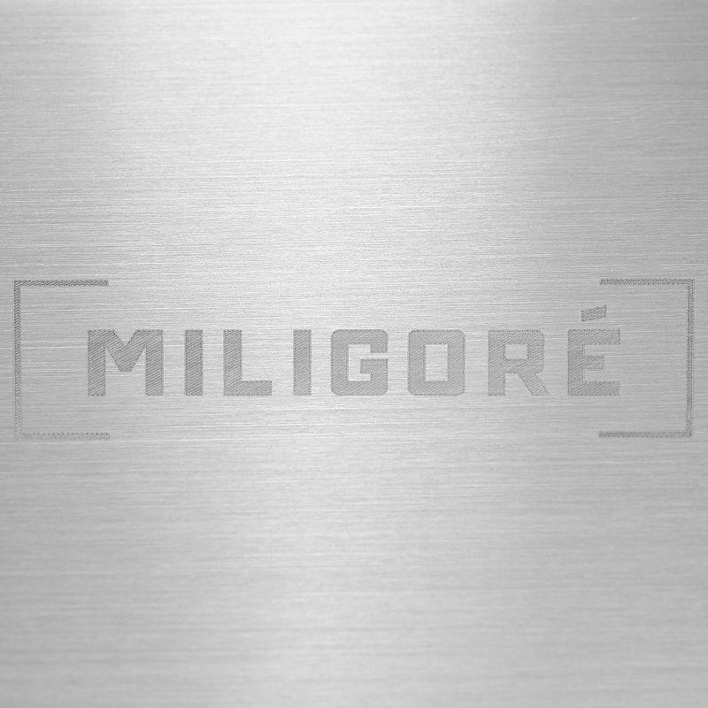 Miligore 37.5" Stainless Steel Double Bowl Farmhouse Sink