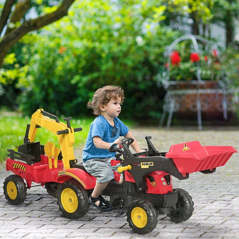 Aosom Aosom 1 Seater Tractors / Construction Pedal Ride On