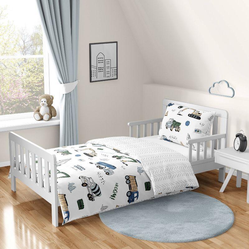 Construction Truck 5 Piece Toddler Bedding Set