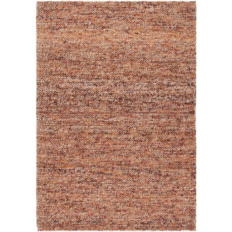 Bohemian BOH901 Hand Woven Indoor Area Rug - Natural/Rust - 5'x8' - Safavieh