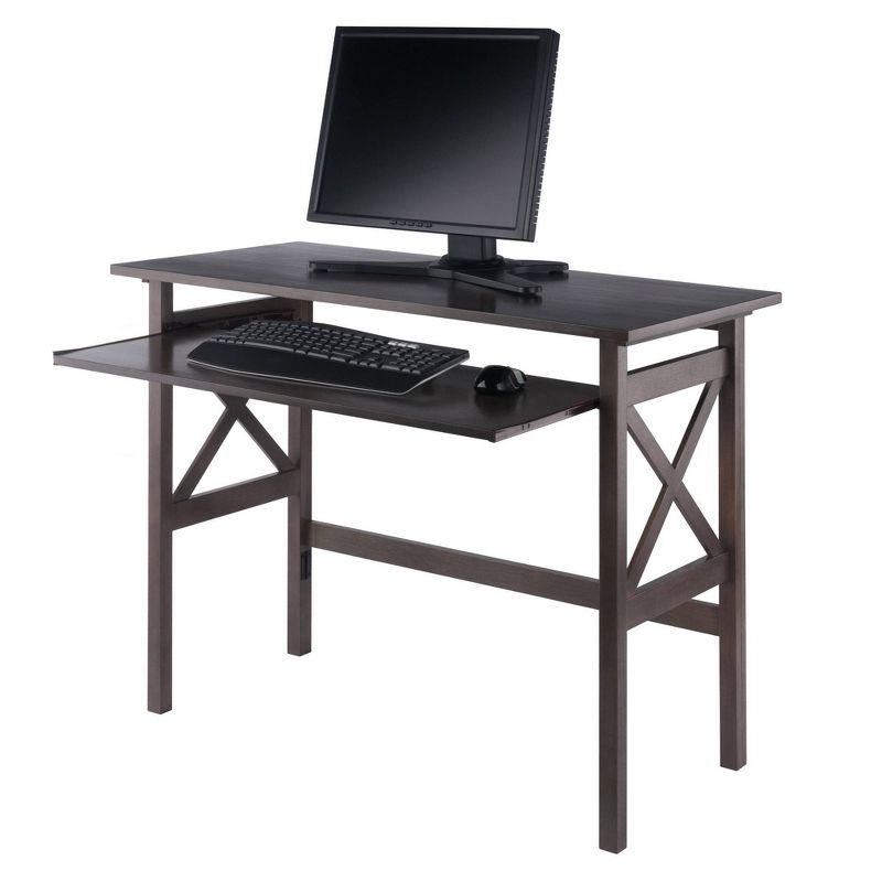 Xander Foldable Desk Oyster Gray - Winsome