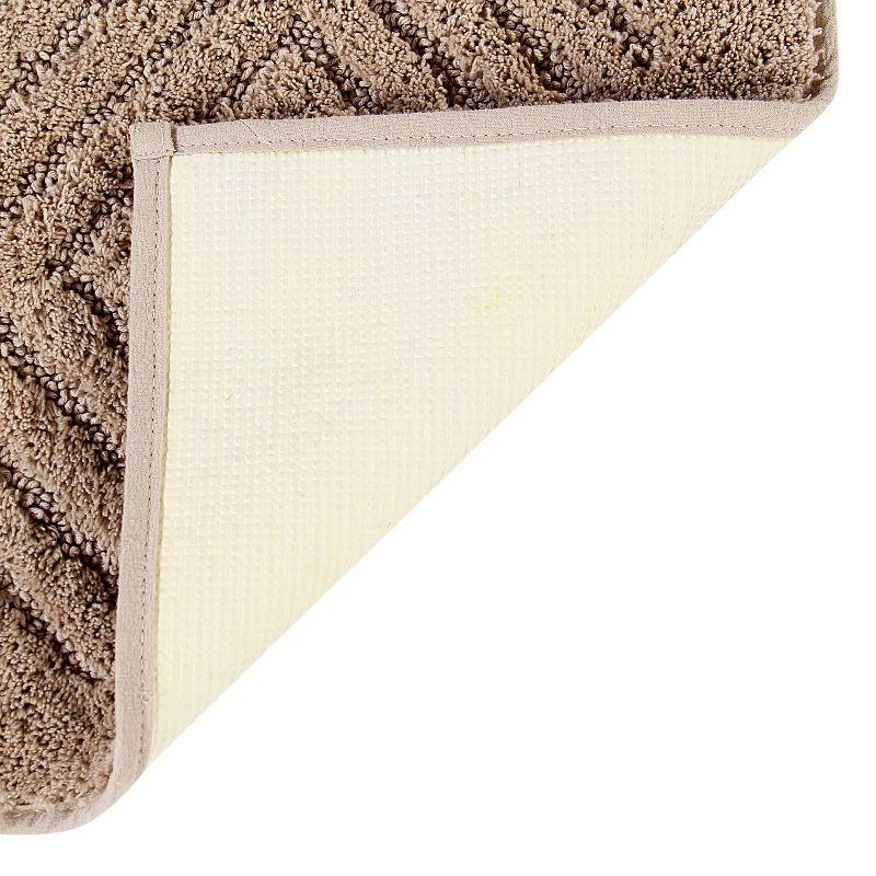 Trier Collection 100 % Cotton Diamond Pattern Tufted Bath Rug - Better Trends