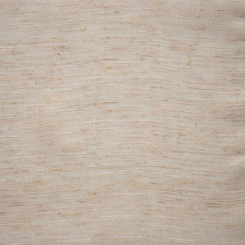 54"x84" No. 918 Light Filtering Semi-Sheer Amalfi Rod Pocket Curtain Panel Ivory: Linen Sheer Curtain Panels, Modern Decor