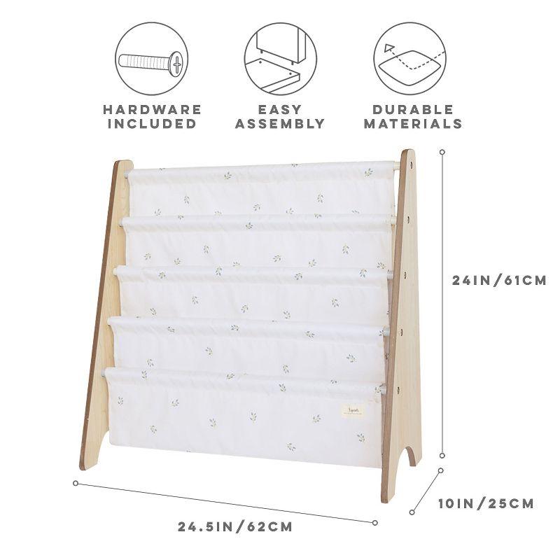 3 Sprouts 3 Sprouts - Book Shelf - Kids Book Rack Organizer  - Baby Room Bookcase