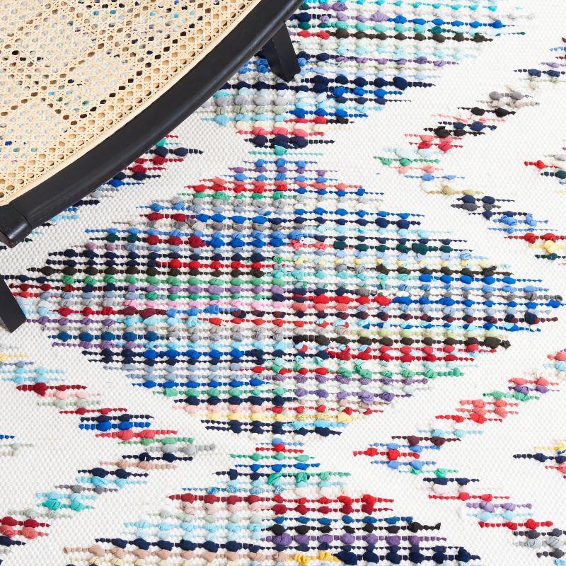 Montauk MTK817 Hand Woven Area Rug - Ivory/Blue - 5'x8' - Safavieh.